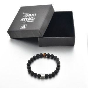 1 Tigers Eye and Lava Stones Armo-Stone